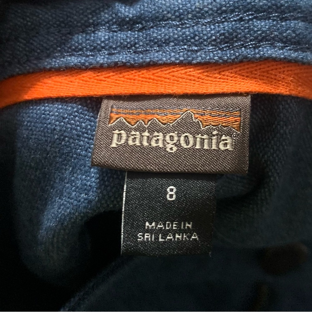 Patagonia Women's Straight Leg Pants in Navy Blue - Picture 6 of 7